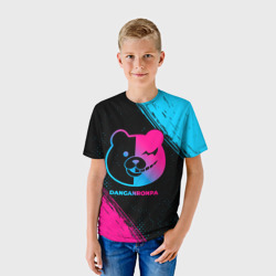 Детская футболка 3D Danganronpa - neon gradient - фото 2