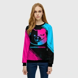 Женский свитшот 3D Danganronpa - neon gradient - фото 2