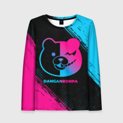 Женский лонгслив 3D Danganronpa - neon gradient