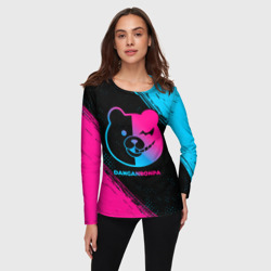Женский лонгслив 3D Danganronpa - neon gradient - фото 2