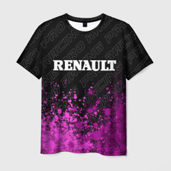 Мужская футболка 3D Renault pro racing: символ сверху