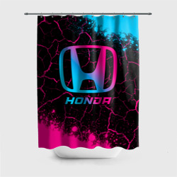 Штора 3D для ванной Honda - neon gradient