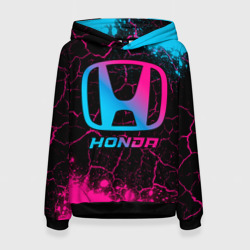 Женская толстовка 3D Honda - neon gradient