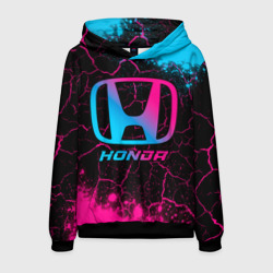 Мужская толстовка 3D Honda - neon gradient