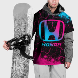 Накидка на куртку 3D Honda - neon gradient