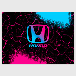 Поздравительная открытка Honda - neon gradient