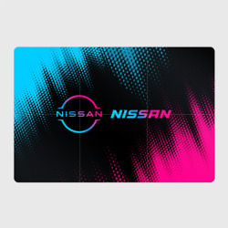 Магнитный плакат 3Х2 Nissan - neon gradient: надпись и символ