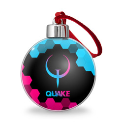 Ёлочный шар Quake - neon gradient