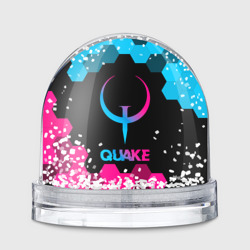 Игрушка Снежный шар Quake - neon gradient