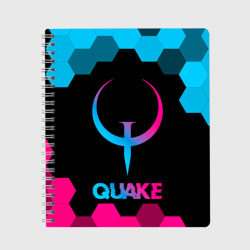 Тетрадь Quake - neon gradient