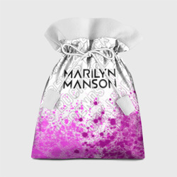 Подарочный 3D мешок Marilyn Manson rock Legends: символ сверху