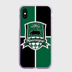 Чехол для iPhone XS Max матовый ФК Краснодар - эмблема