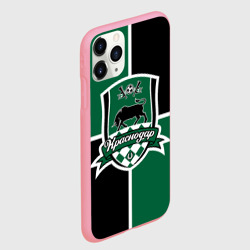 Чехол для iPhone 11 Pro Max матовый ФК Краснодар - эмблема - фото 2