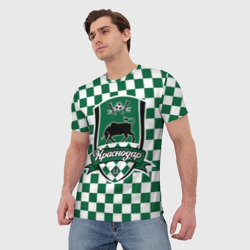 Мужская футболка 3D Краснодар - Футбольный Клуб - фото 2