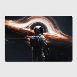 Магнитный плакат 3Х2 Черная дыра - космонавт