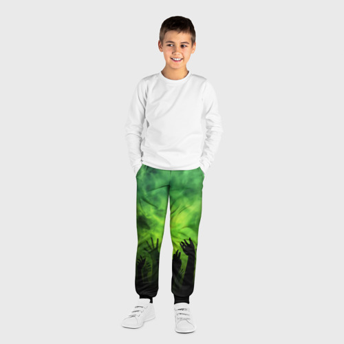 Детские брюки 3D Зомби вечеринка, цвет 3D печать - фото 4