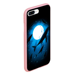 Чехол для iPhone 7Plus/8 Plus матовый Киты под водой - фото 2