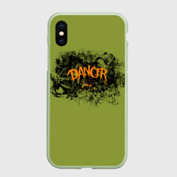 Чехол для iPhone XS Max матовый Абстрактный фон dancer танцор