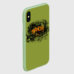 Чехол для iPhone XS Max матовый Абстрактный фон dancer танцор - фото 2
