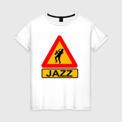 Женская футболка хлопок Стиль джаз