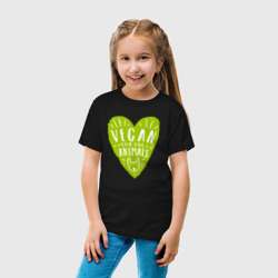 Детская футболка хлопок Vegan for the animals - фото 2