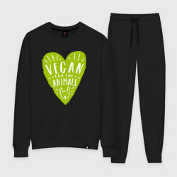 Женский костюм хлопок Vegan for the animals