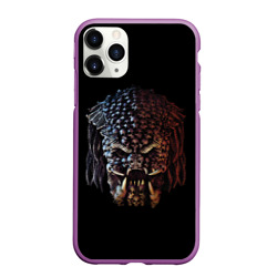 Чехол для iPhone 11 Pro Max матовый Predator - skull