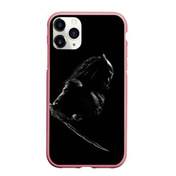 Хищник на черном фоне – Чехол для iPhone 11 Pro матовый с принтом купить