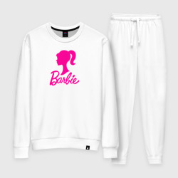 Женский костюм хлопок Розовый логотип Барби