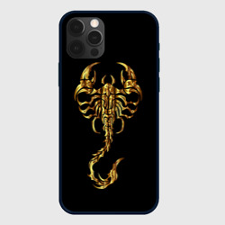 Чехол для iPhone 12 Pro Золотой скорпион