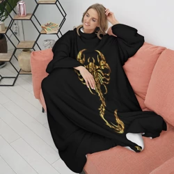 Плед с рукавами Золотой скорпион - фото 2