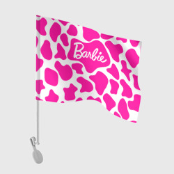 Флаг для автомобиля Животный паттерн - Барби
