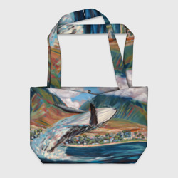 Пляжная сумка 3D Лахайна - Балет Кита