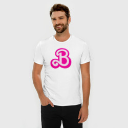 Мужская футболка хлопок Slim Б - значит Барби - фото 2
