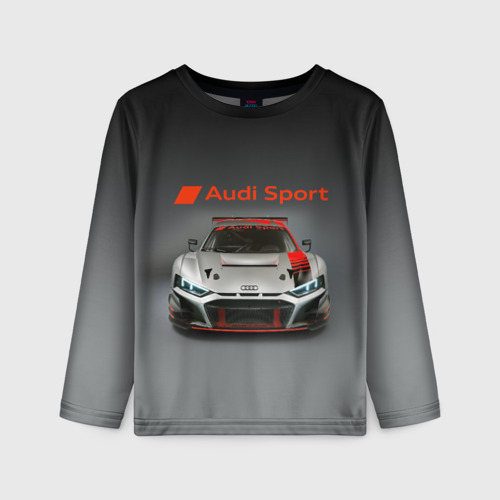 Детский лонгслив 3D Audi sport - racing car - extreme, цвет 3D печать