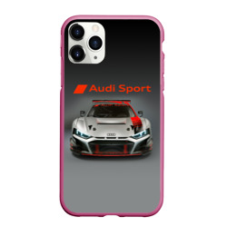 Чехол для iPhone 11 Pro Max матовый Audi sport - racing car - extreme