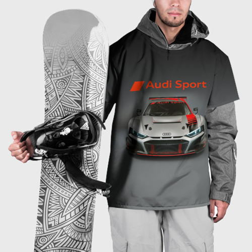 Накидка на куртку 3D Audi sport - racing car - extreme, цвет 3D печать