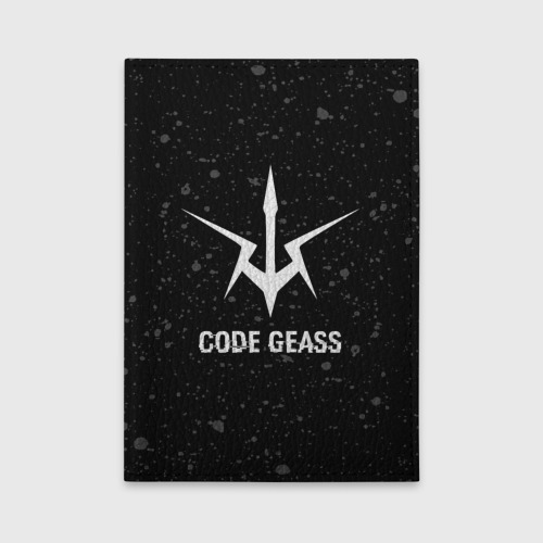 Обложка для автодокументов Code Geass glitch на темном фоне