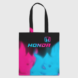 Шоппер 3D Honda - neon gradient: символ сверху