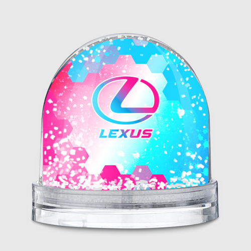 Игрушка Снежный шар Lexus neon gradient style