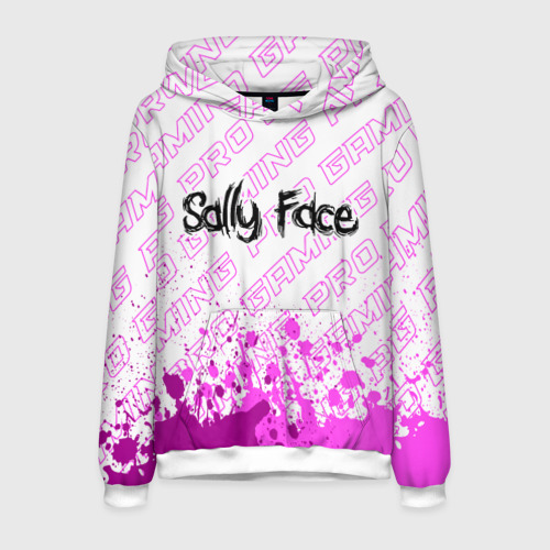 Мужская толстовка 3D Sally Face pro gaming: символ сверху, цвет белый