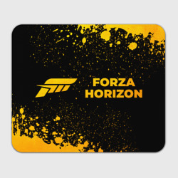 Прямоугольный коврик для мышки Forza Horizon - gold gradient: надпись и символ