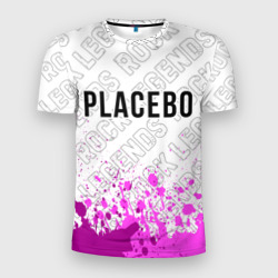 Мужская футболка 3D Slim Placebo rock Legends: символ сверху