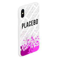 Чехол для iPhone XS Max матовый Placebo rock Legends: символ сверху - фото 2