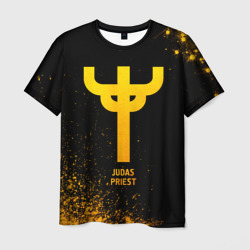 Judas Priest - gold gradient – Футболка с принтом купить со скидкой в -26%