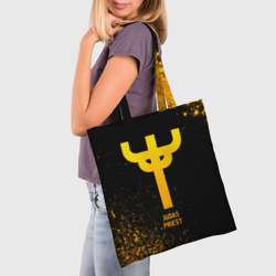 Шоппер 3D Judas Priest - gold gradient - фото 2