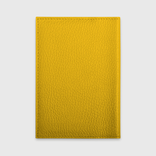 Обложка для автодокументов Горчичный однотонный без рисунка, цвет желтый - фото 2
