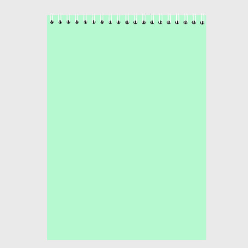 Скетчбук Бледная мята однотонный, цвет белый