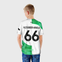 Детская футболка 3D Трент Александер-Арнольд Ливерпуль форма 23-24 гостевая - фото 2