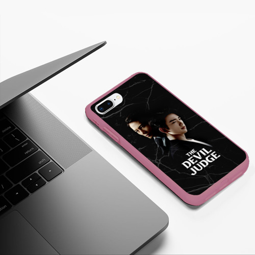 Чехол для iPhone 7Plus/8 Plus матовый с принтом Дьявольский судья, фото #5